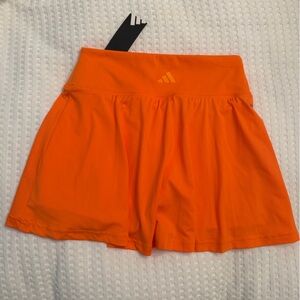 Adidas Women's Orange ClimaCool Athletic Skirts - Sm
